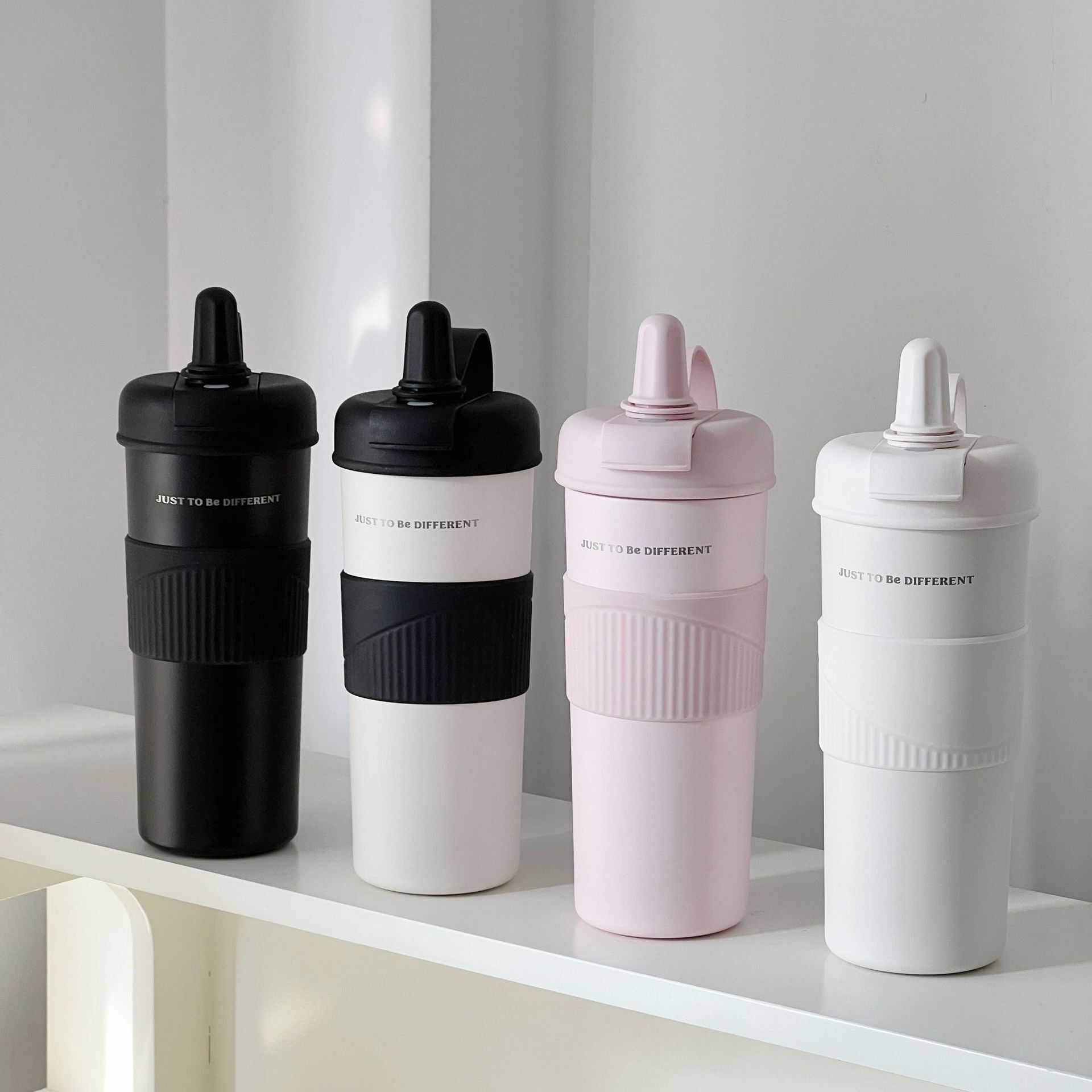 650ML Stylish Minimalist Dual-Drink 316 Stainless Steel Thermal Bottle