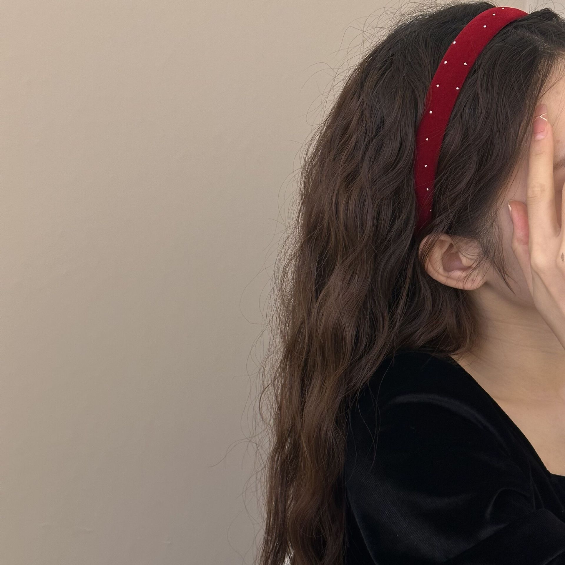 [2 FOR RM10] Autumn Velvet Retro Starry Headband