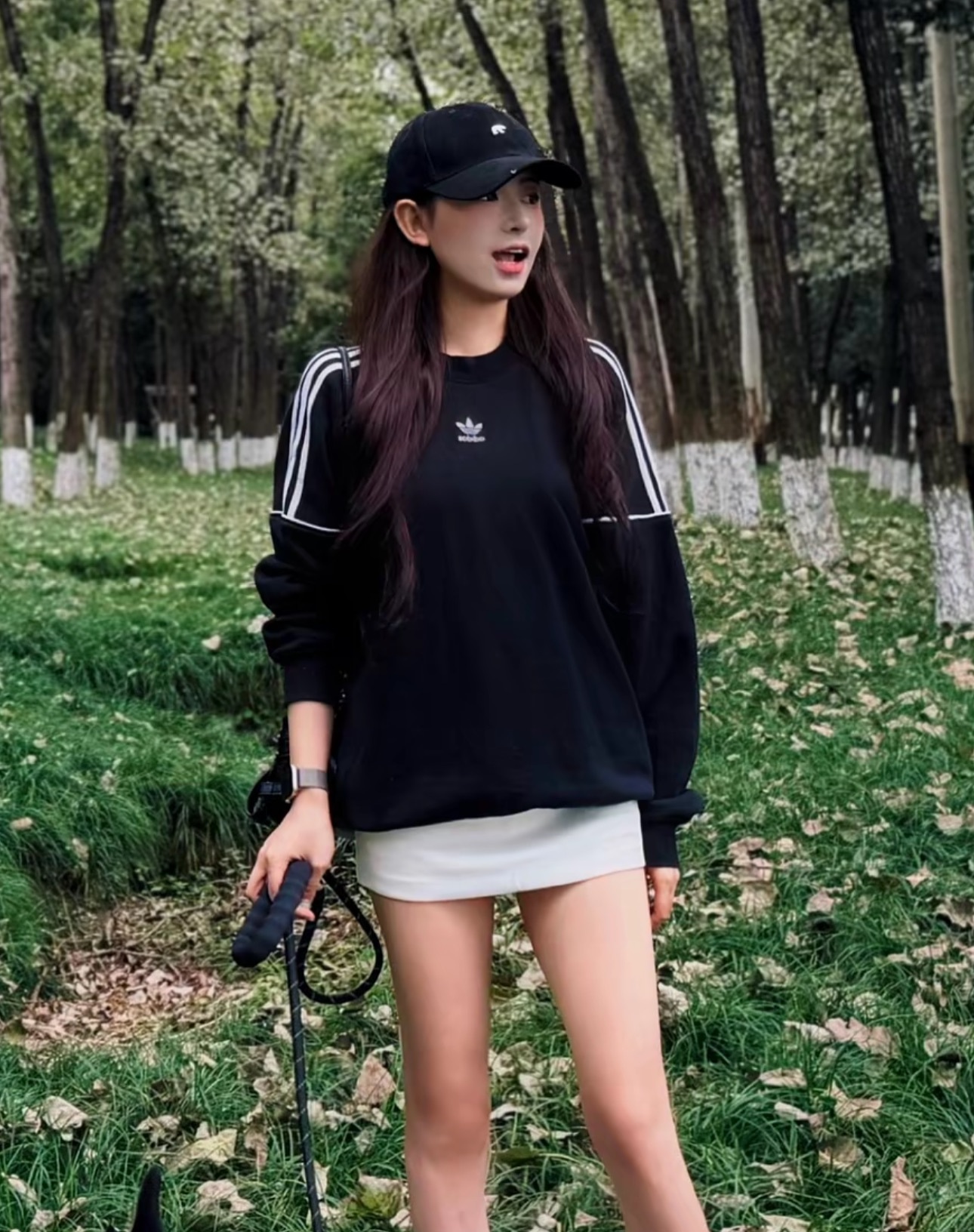 Adidas Originals ESTL CREW 刺繡衛衣大學T 男款