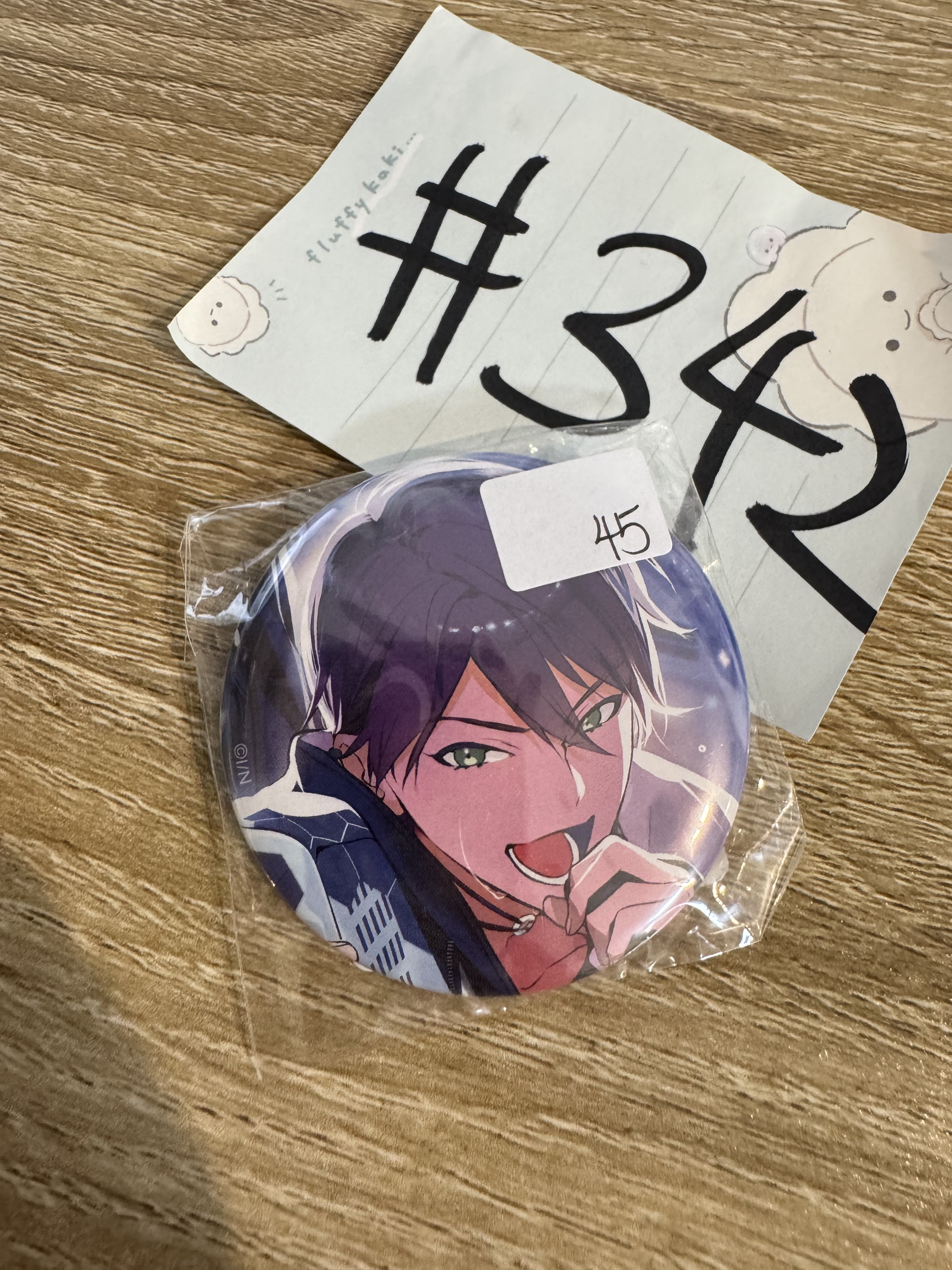 彩虹社   刀也  襟章  #342