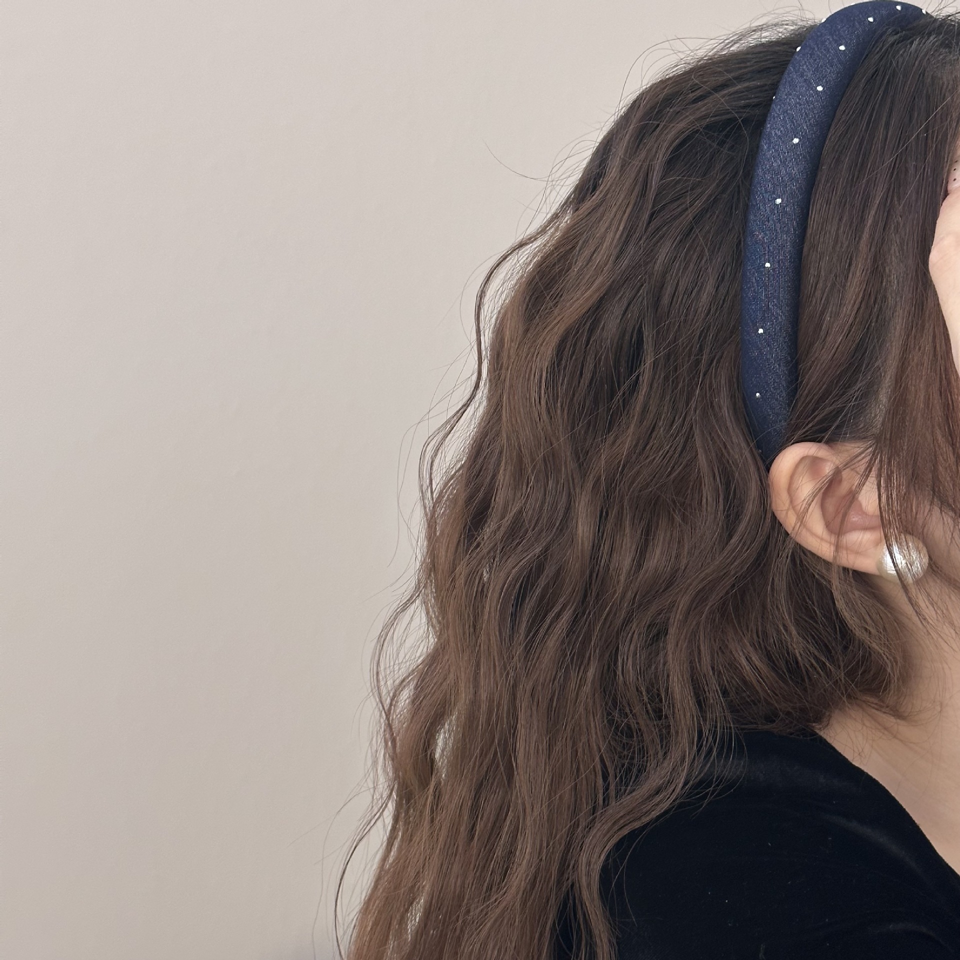 Korean Lazy Chic Full Rhinestone Headband