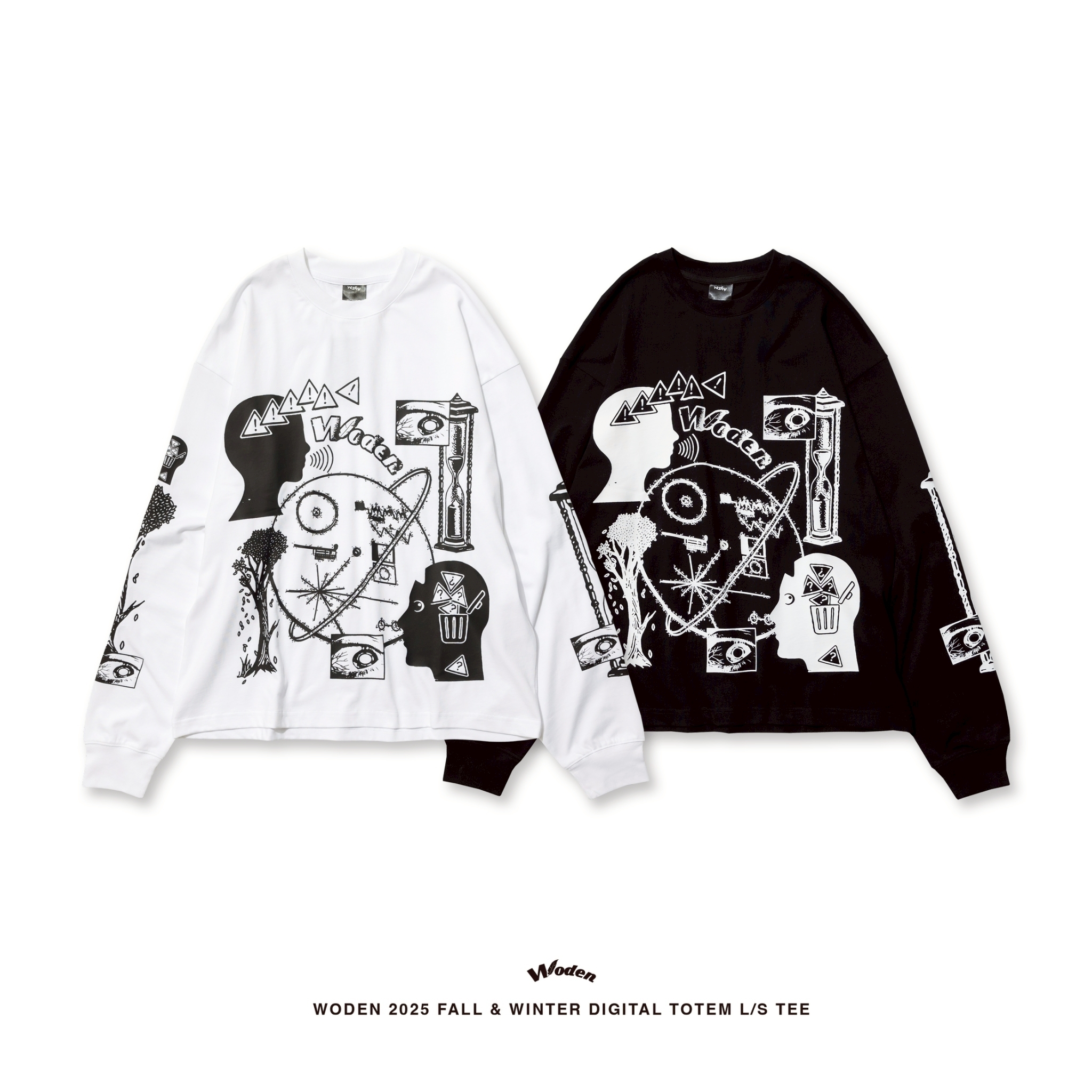 WODEN 2025 Fall & Winter 003 Digital Totem L/S Tee