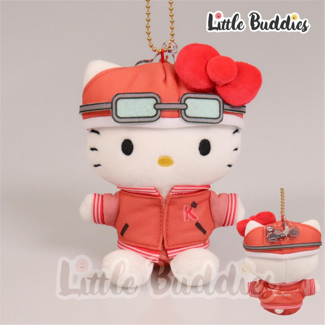 日本限定 Sanrio x Honda Super Cub 小狼系列 車手造型公仔匙扣