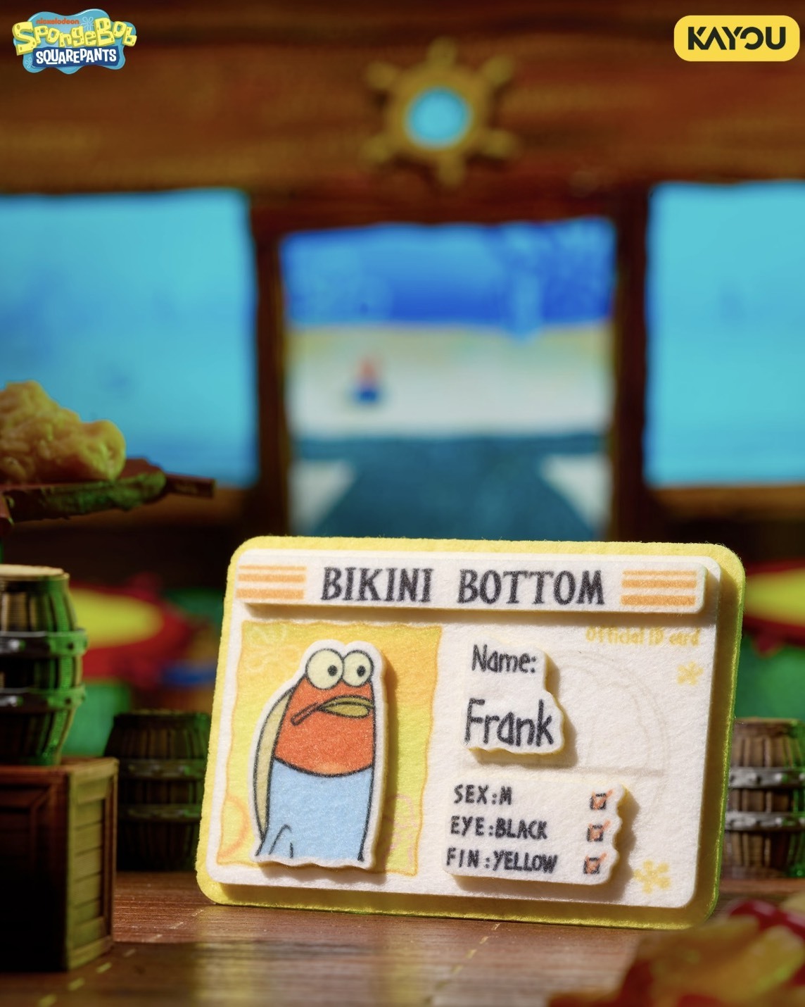 <正版授權>卡游×海綿寶寶 比奇堡居民 不織布 盲盒