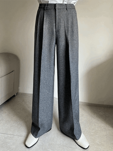 Gakuran 雙摺休閒西裝褲