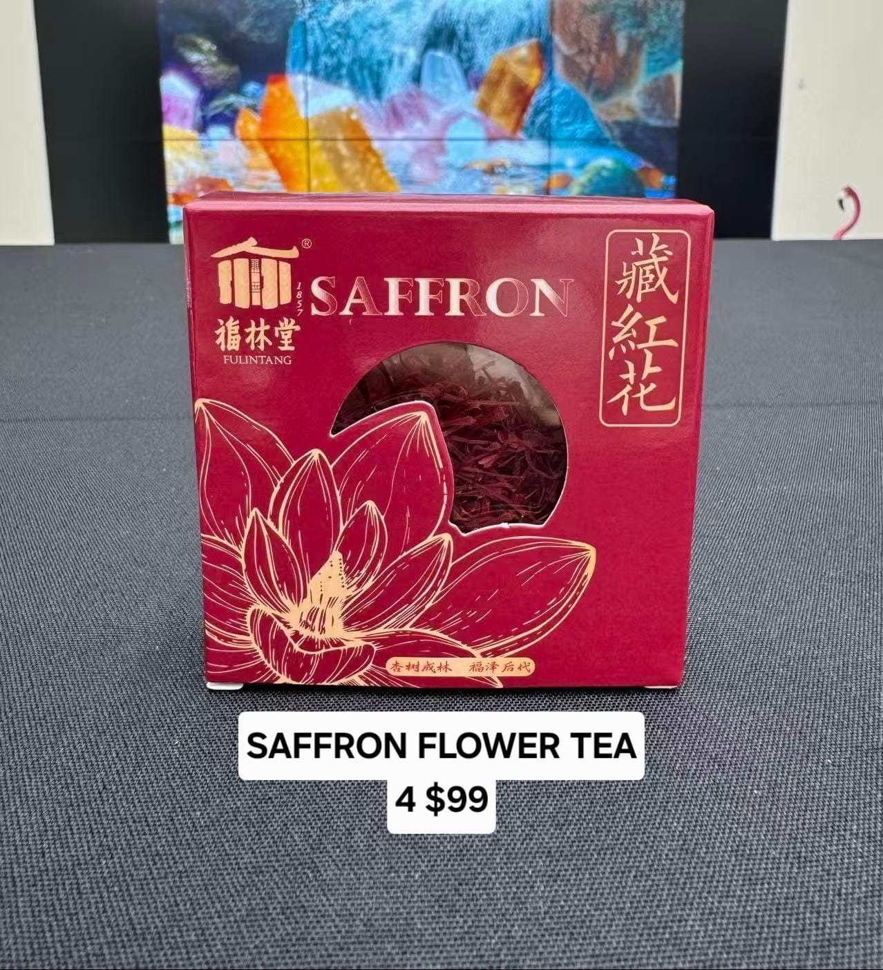 (4) SAFFRON FLOWER TEA