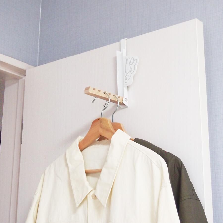 JP Miffy 摺疊式門後6格掛勾 1161 TK251010