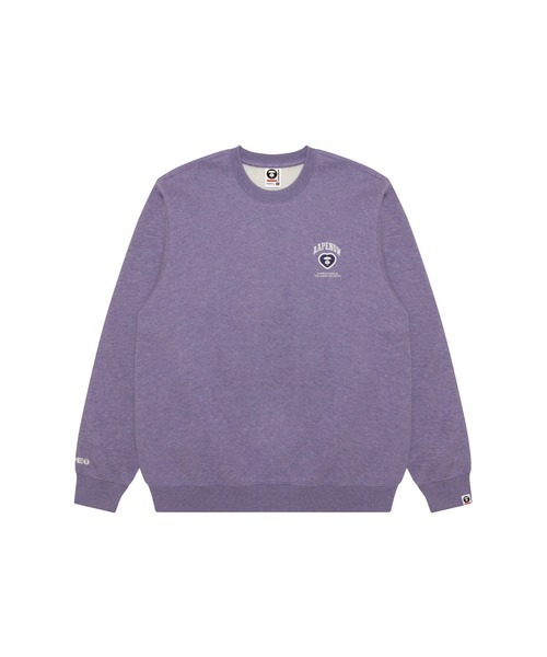【AAPE】AAPE NOW HEART CREW NECK SWEAT
