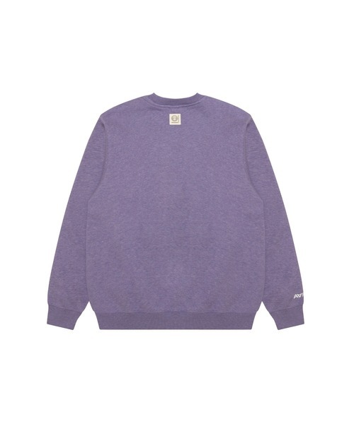 【AAPE】AAPE NOW HEART CREW NECK SWEAT
