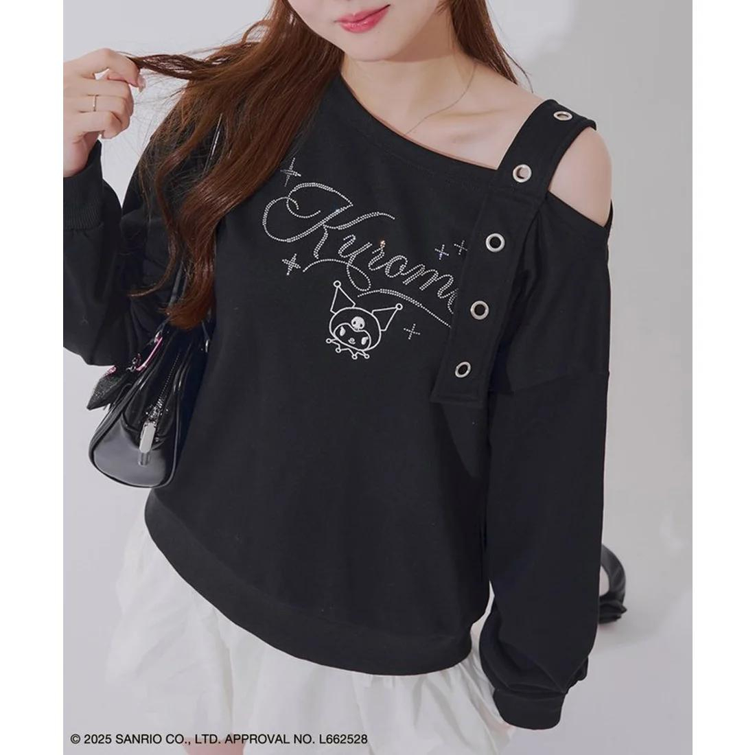 25148-KU Sanrio Kuromi 單肩上衣 #JP-NC25