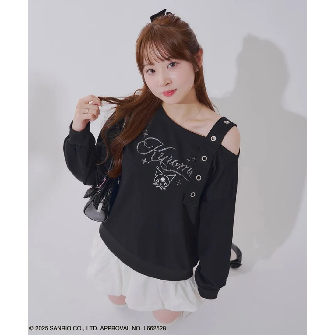 25148-KU Sanrio Kuromi 單肩上衣 #JP-NC25