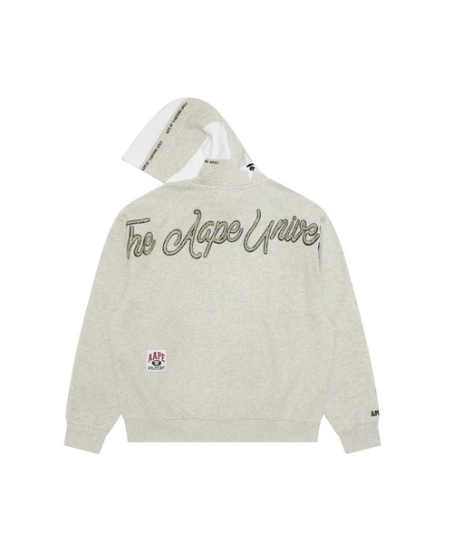 【AAPE】AAPE BUTTON SWEAT HOODIE