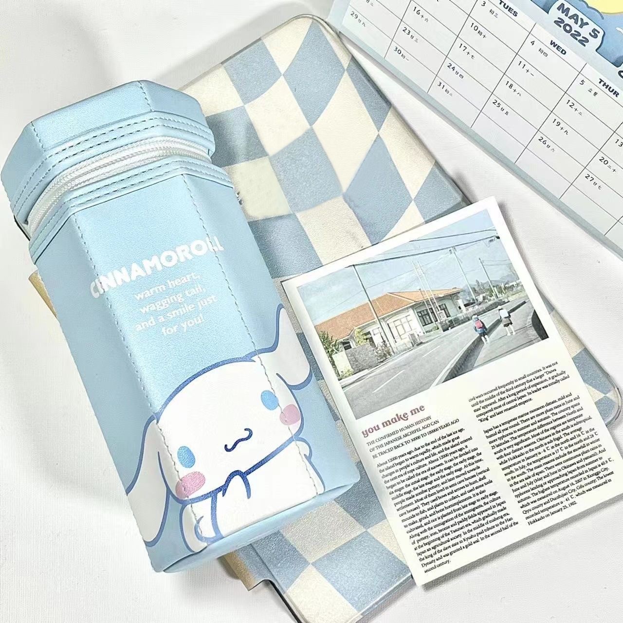 玉桂狗铅笔盒笔袋