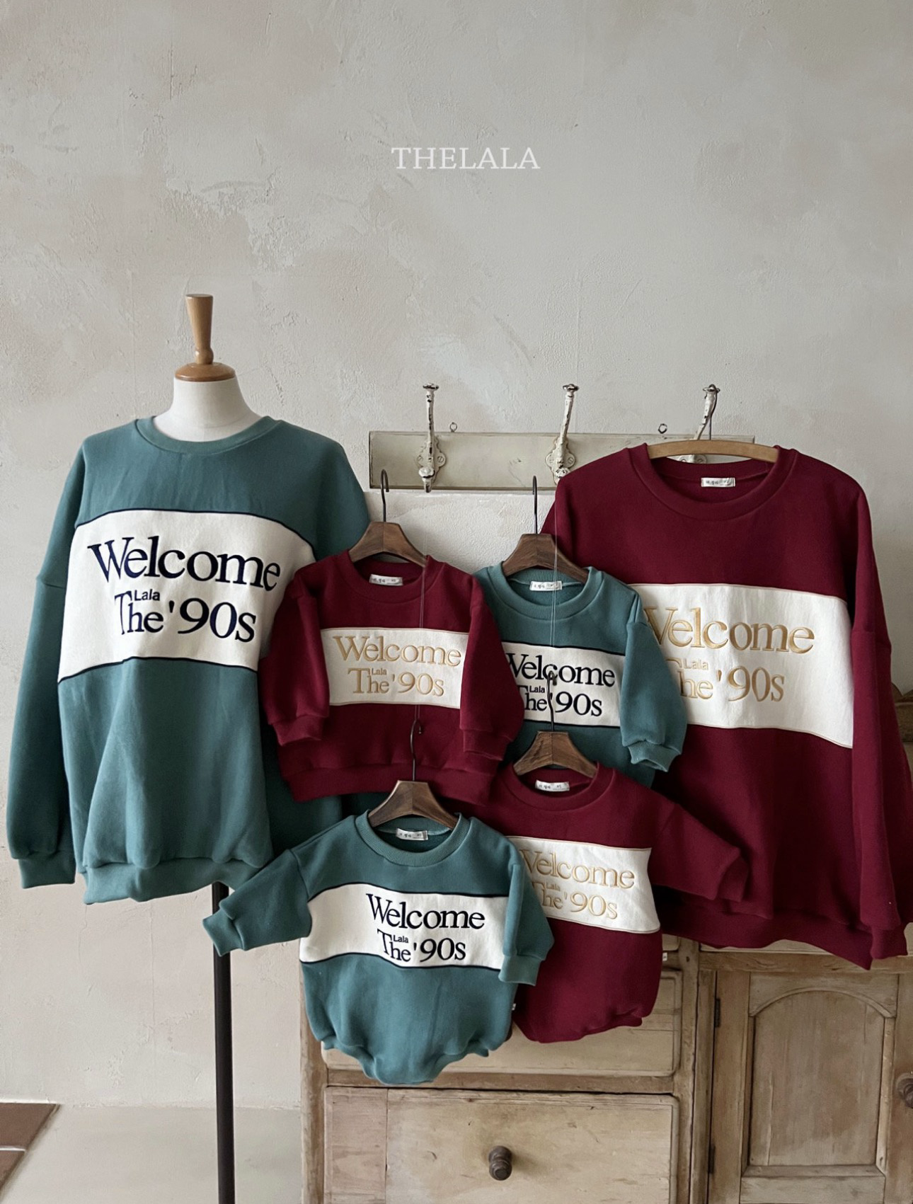 Thelala Welcome Suit｜Sweatshirt（With Mom）