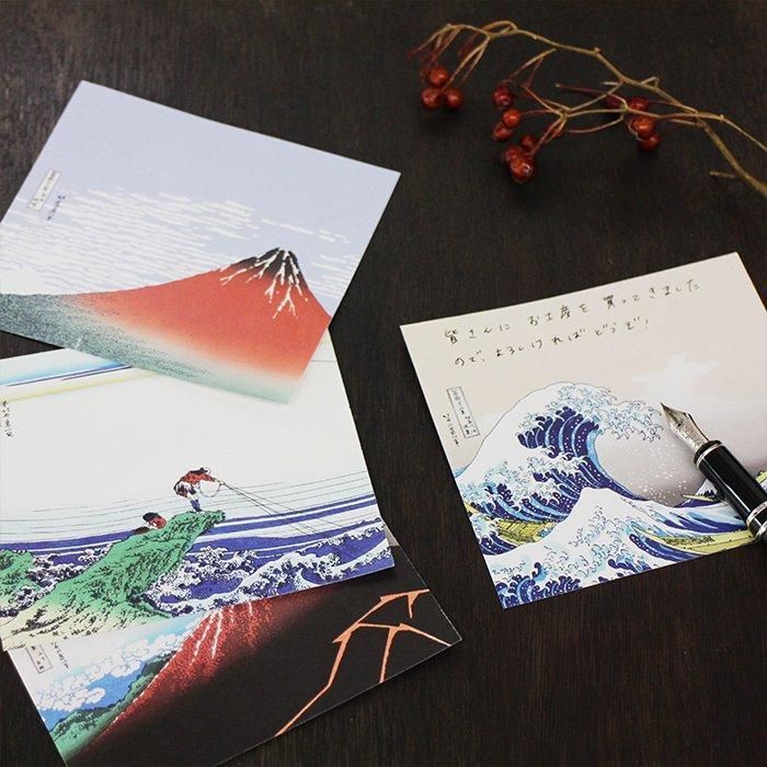 葛飾北齋 120枚便條本 memo｜日本表現社