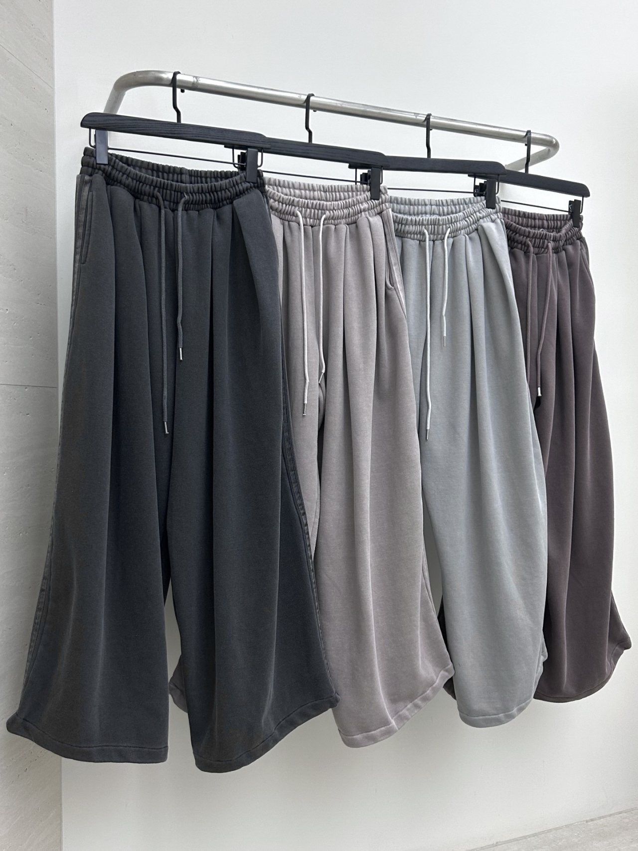 洗水三間可束腳運動褲 Hestory-099P