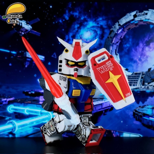 【Manga Brick】元祖鋼彈V2（全開模巨型人仔）