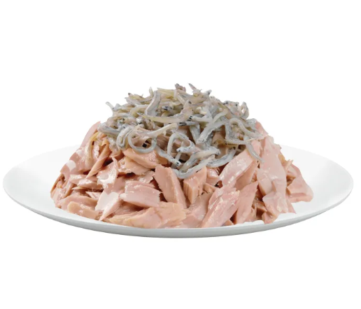 泰国REMY室内成貓 L-左旋肉鹼+ 纖維素配方 吞拿魚柴魚片 主食濕糧70g