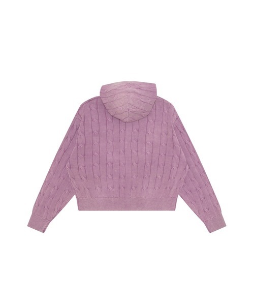 【AAPE女生】 AAPE ZIP UP KNIT HOODIE