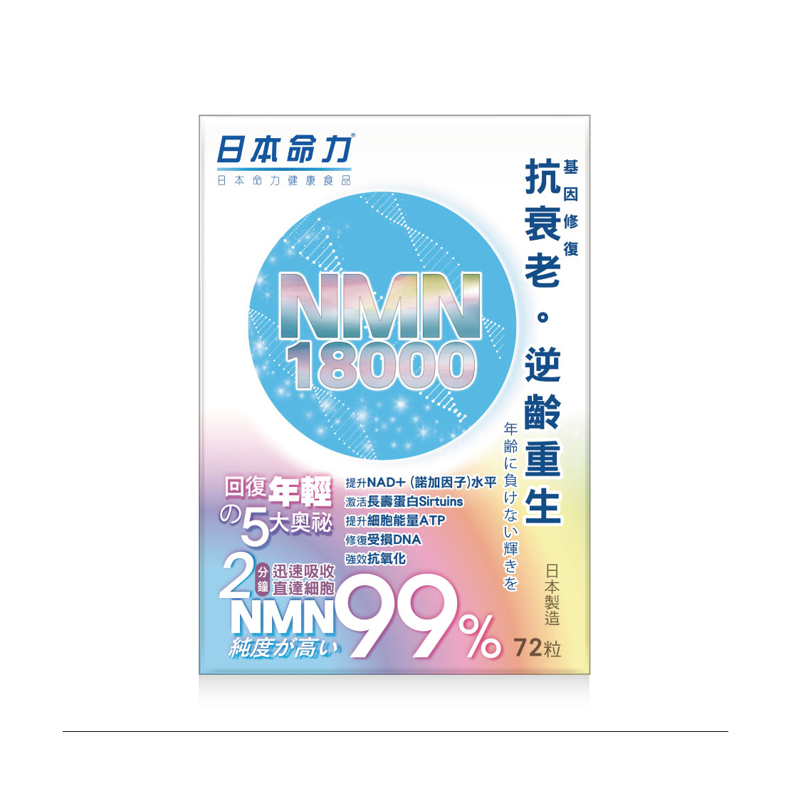 Meiriki NMN 18000 72 capsules