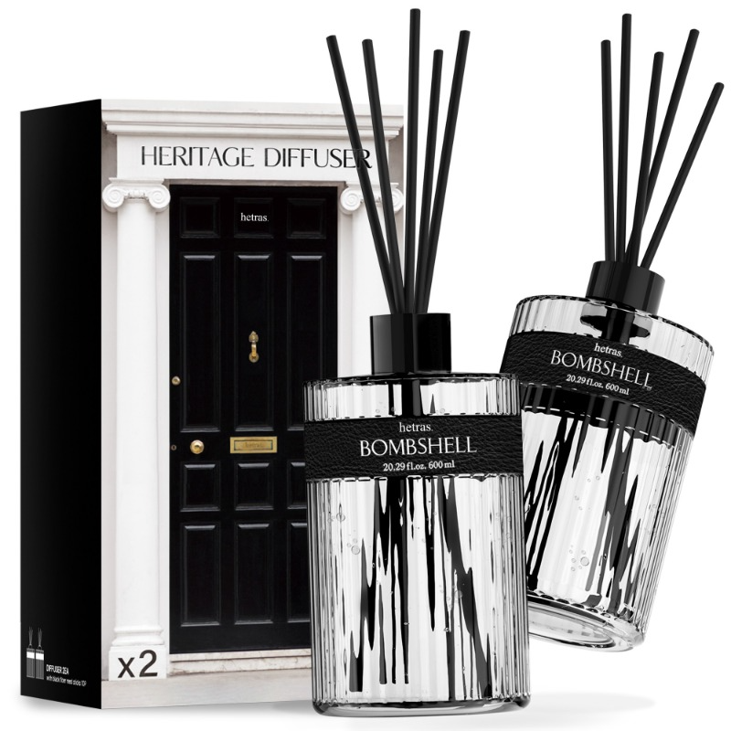 hetras Heritage Perfume Diffuser 600ml [Official 2PCS Planning Set]