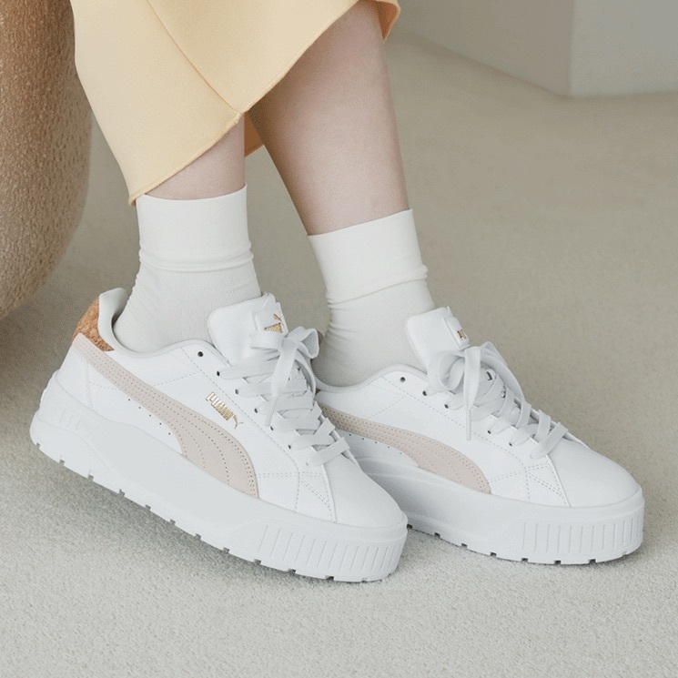 PUMA KARMEN 2 CORK 厚底小白鞋