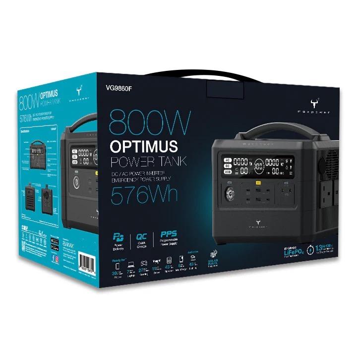 牛魔王 Maxpower VG9860F 155,000mAh / 576Wh / 800W 流動 AC 電源 充電站
