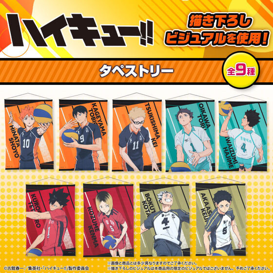 236941 Pbandai 預訂 2025/1月 ハイキュー!! タペストリー【描き下ろし】（全９種）