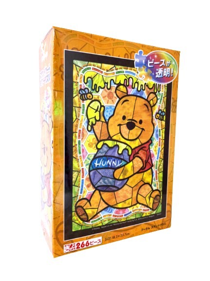 TenyoxDisney系列 透明拼圖/彩繪玻璃266片拼圖-Winne the Pooh