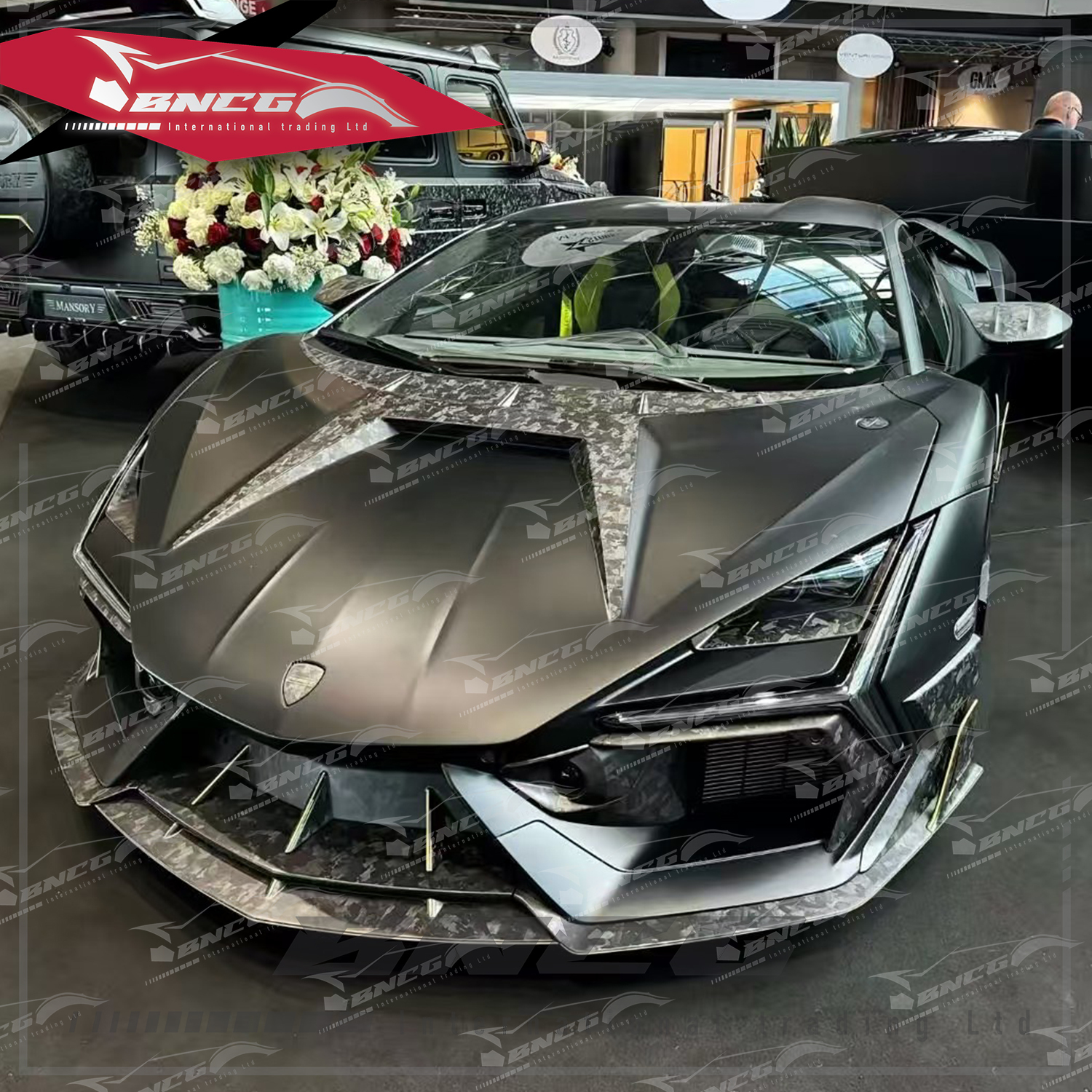 藍寶堅尼 Lamborghini Revuelto Monsory款 乾碳纖維 空力套件 前置物箱蓋 前下巴 側裙 中下巴 ACC框 前風刀 燈眉 車門導流件 尾翼 後下巴