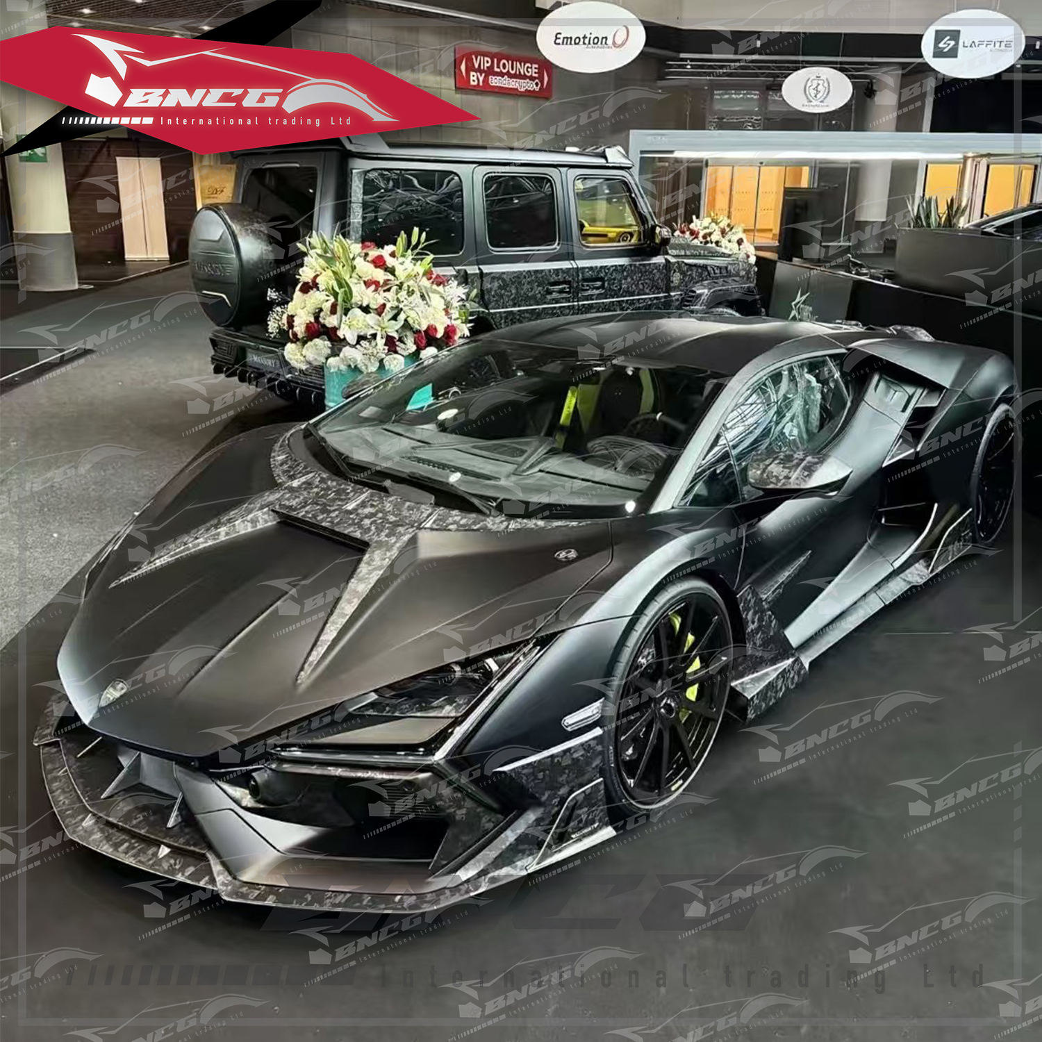 藍寶堅尼 Lamborghini Revuelto Monsory款 乾碳纖維 空力套件 前置物箱蓋 前下巴 側裙 中下巴 ACC框 前風刀 燈眉 車門導流件 尾翼 後下巴