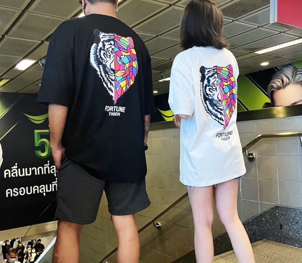 泰國連線 鴛鴦色老虎-Shirt (T10 OK398)