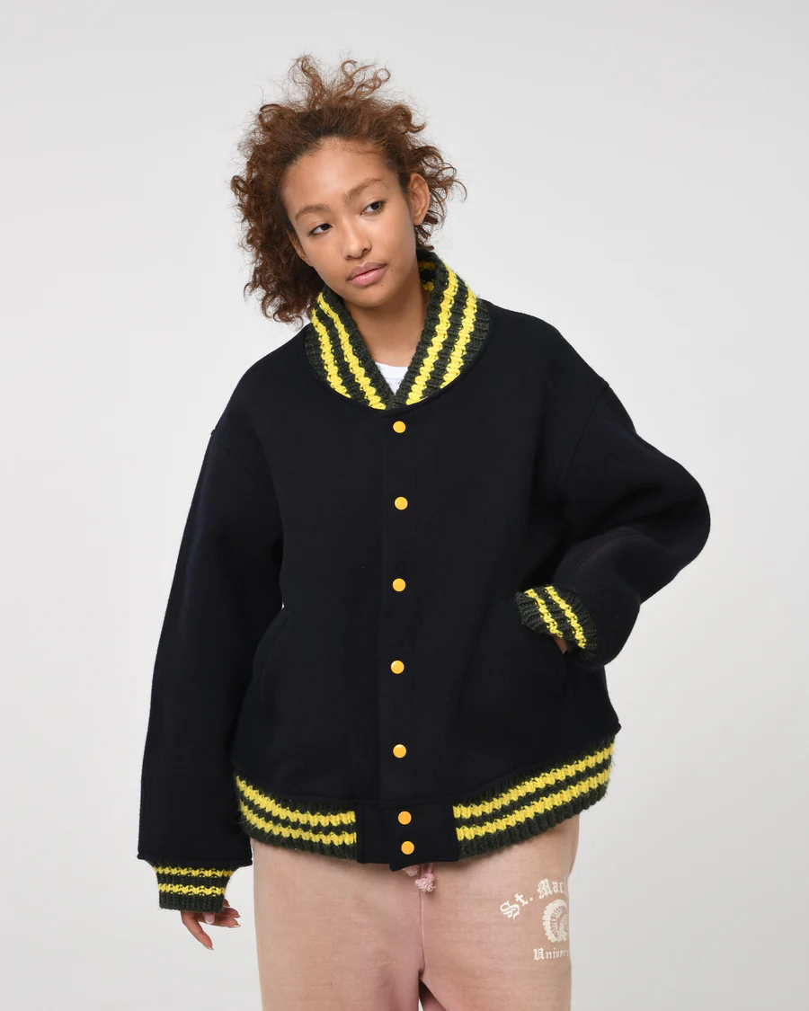 BOW WOW - ST. MACLAREN UNIV. VARSITY JACKET AGED / AGED