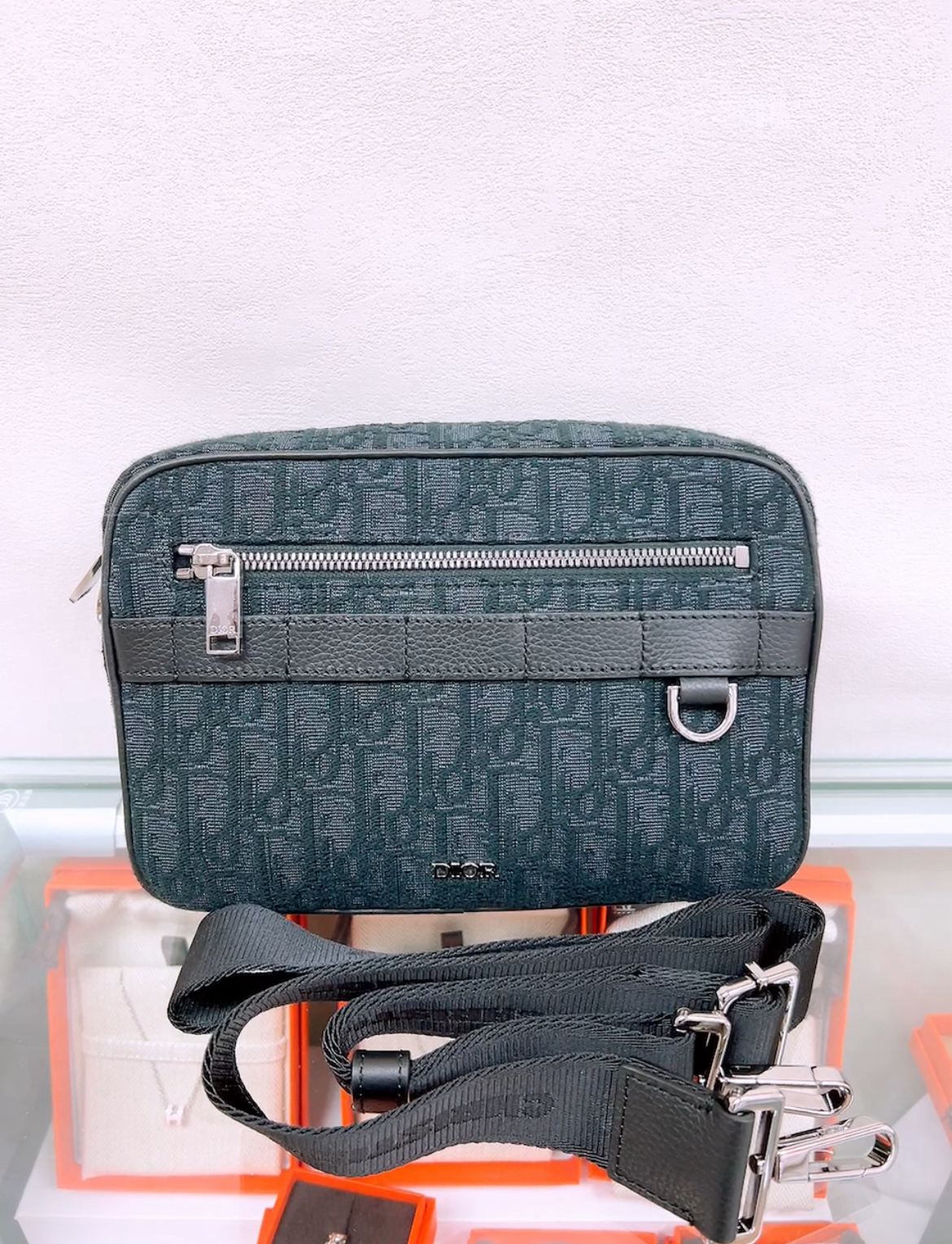 *Unused* Dior safari camera bag black oblique