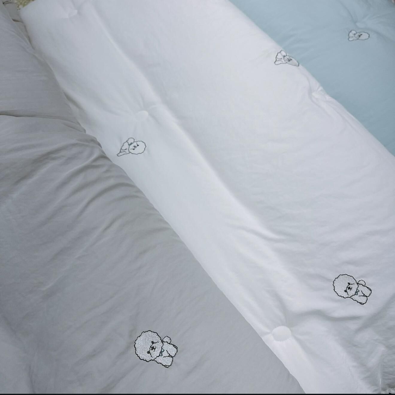 【直播】LL101406 100%極細纖維 比熊圖案四季被