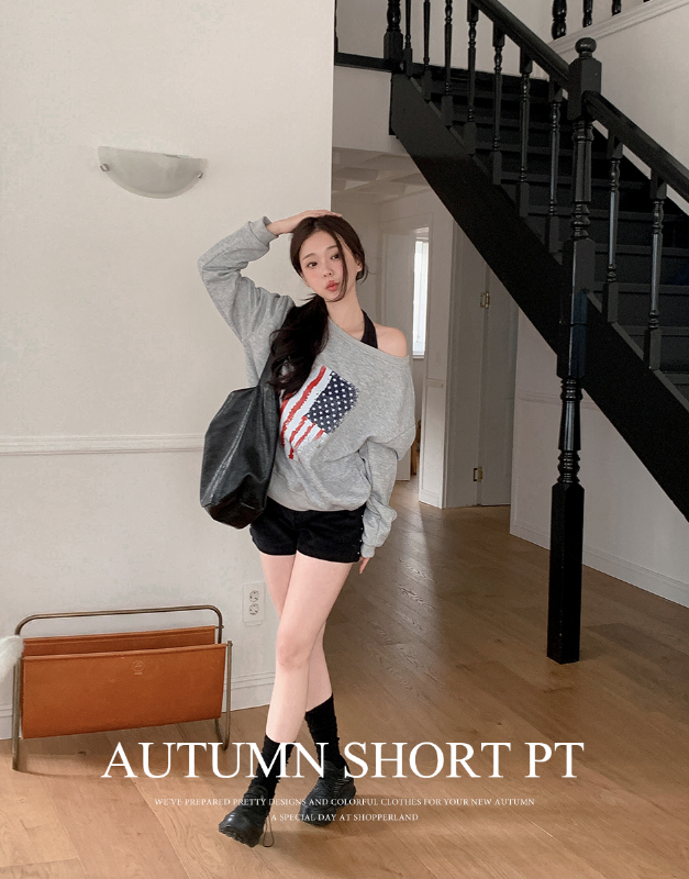 早秋預訂｜燈芯絨鉚釘短褲
