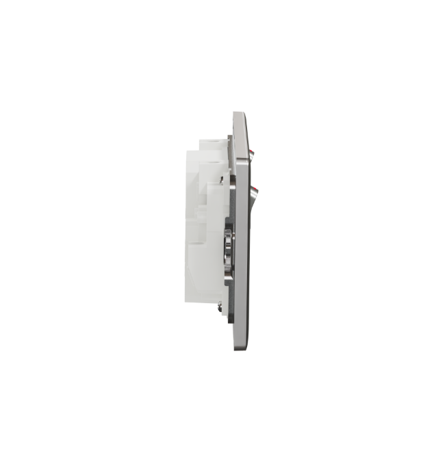 UNICA X 13A兩位連保護門有制雙極插座連兩位USB充電器插座TypeA+C