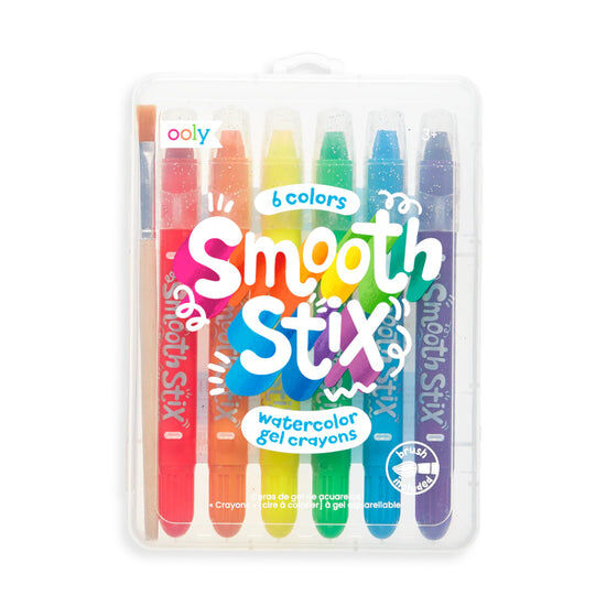 OOLY-SMOOTH STIX: WATERCOLOR GEL CRAYONS (7 PC SET)