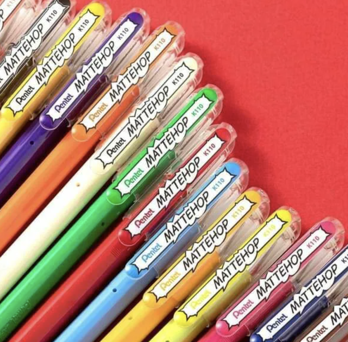 PENTEL｜MATTEHOP 繽紛高彩筆 超高飽和度