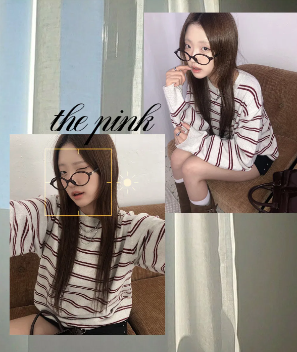 早秋預訂｜圓條紋柔軟長袖針織衫