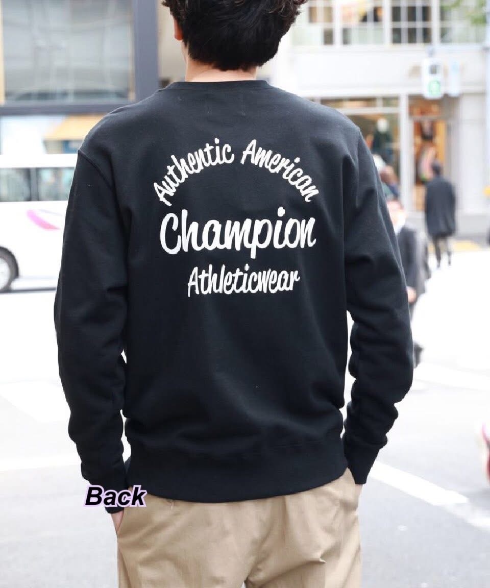 11/10 日本Champion 黑色字母衛衣