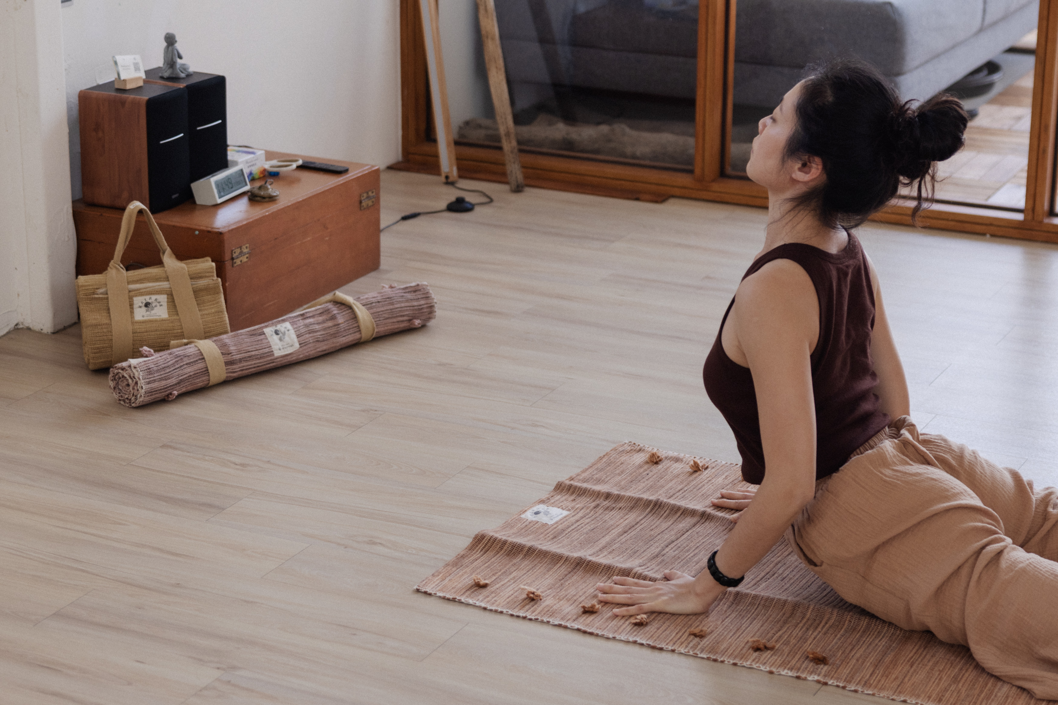 【YOGA】印度手工染織瑜伽墊_大地咖