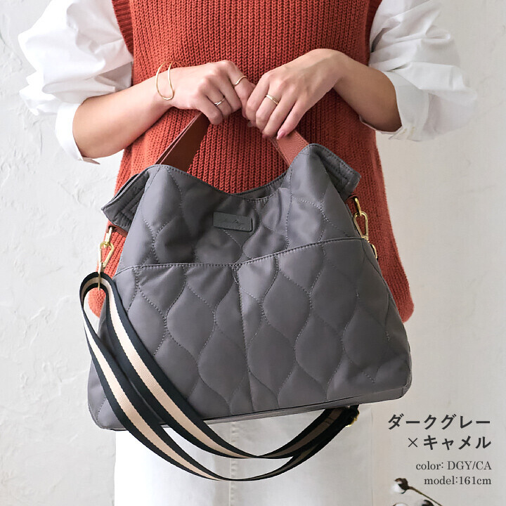 日本預訂 LIZDAYS 2 WAYS 撥水加工 尼龍手提包 單肩包