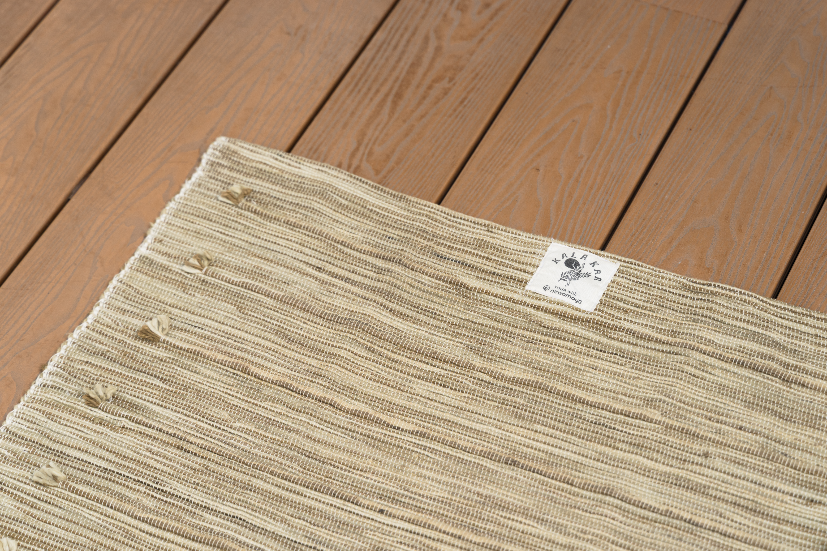 【YOGA】印度手工染織瑜伽墊_橄欖