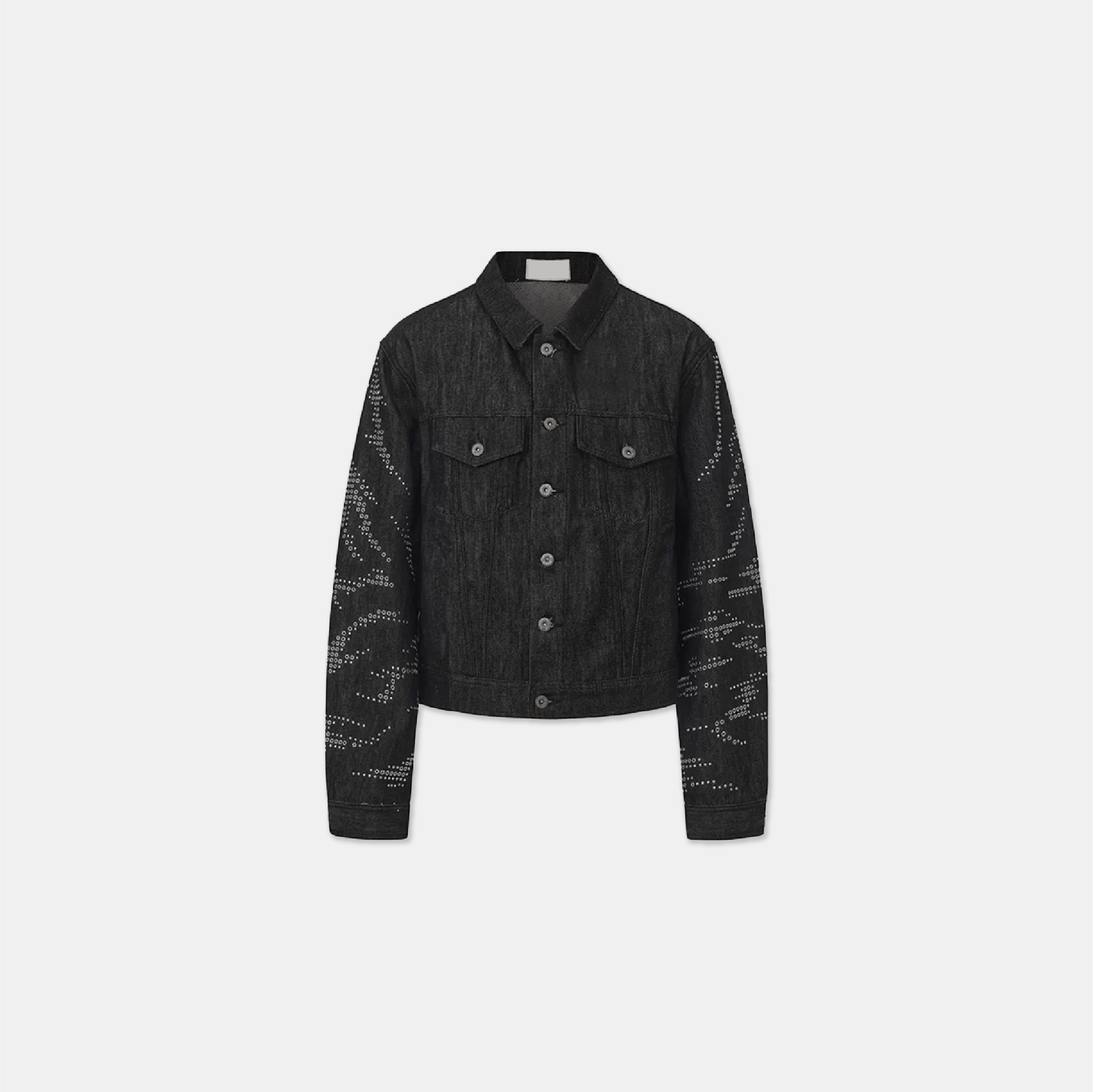 DND4DES 虎紋 燙片 寬短 牛仔 外套