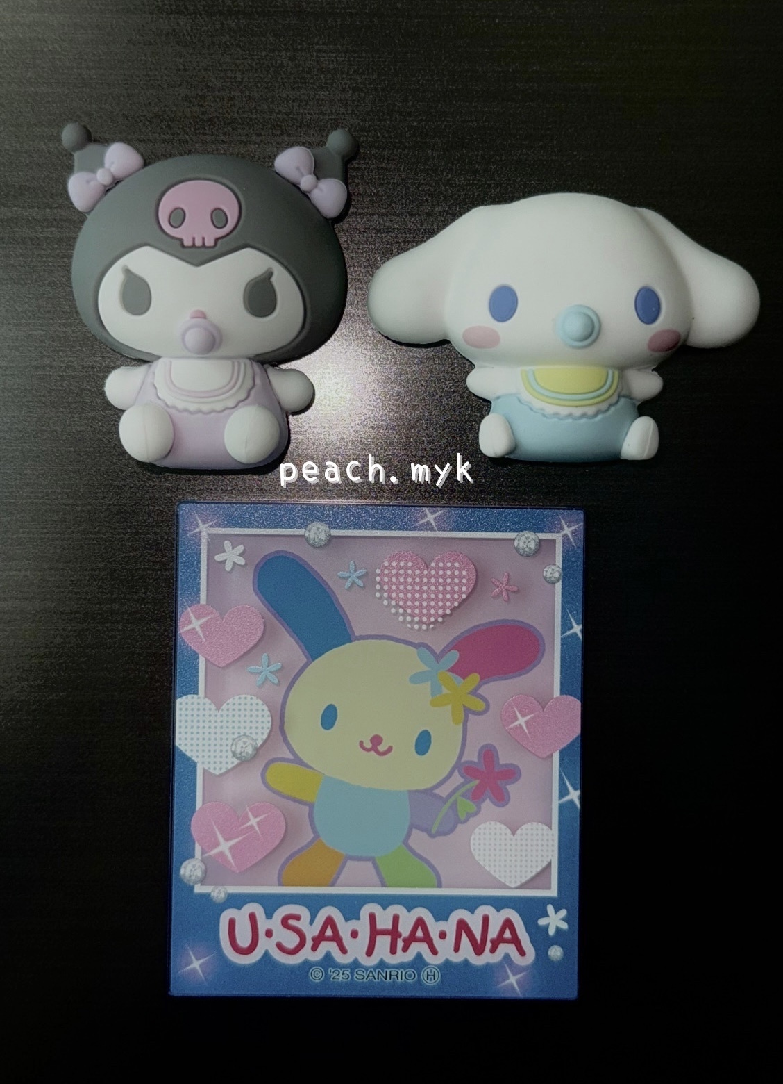 (現貨) sanrio magnet (kuromi/cinnamoroll/usahana)