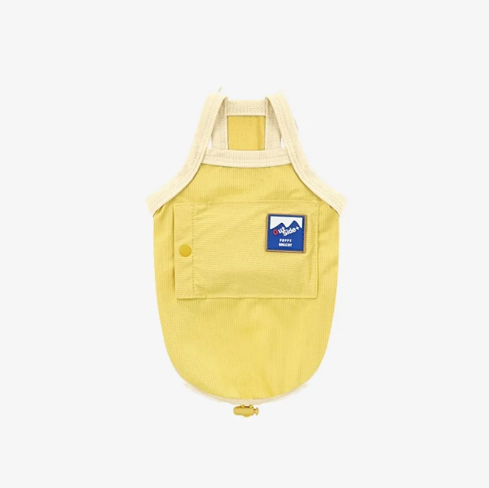 Puppy gallery🇰🇷 | 外出涼感背心 檸檬黃 狗狗涼感衣 貓咪涼感衣 寵物涼感衣