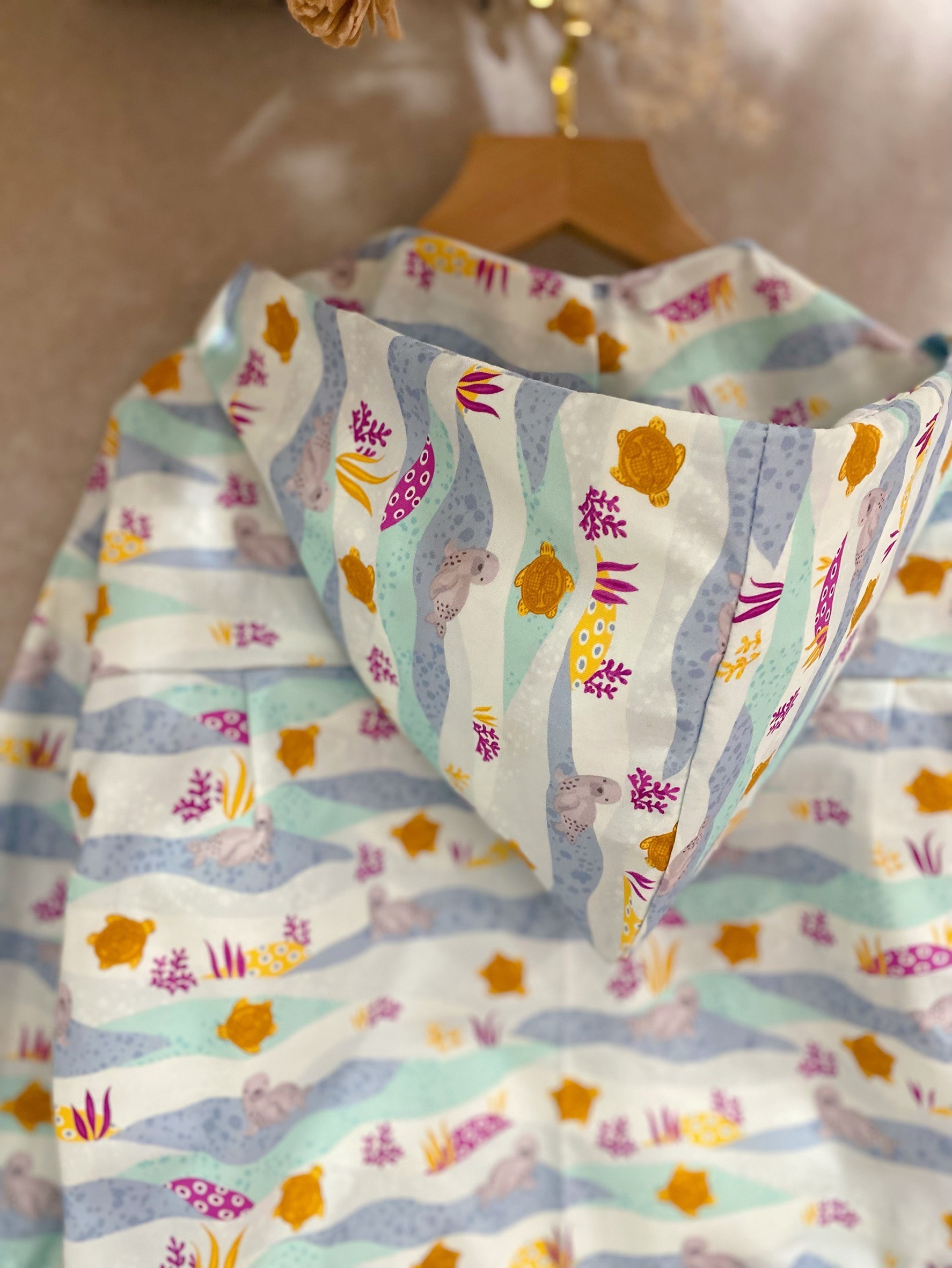 藍海龜 雙層拉鍊外套（90）