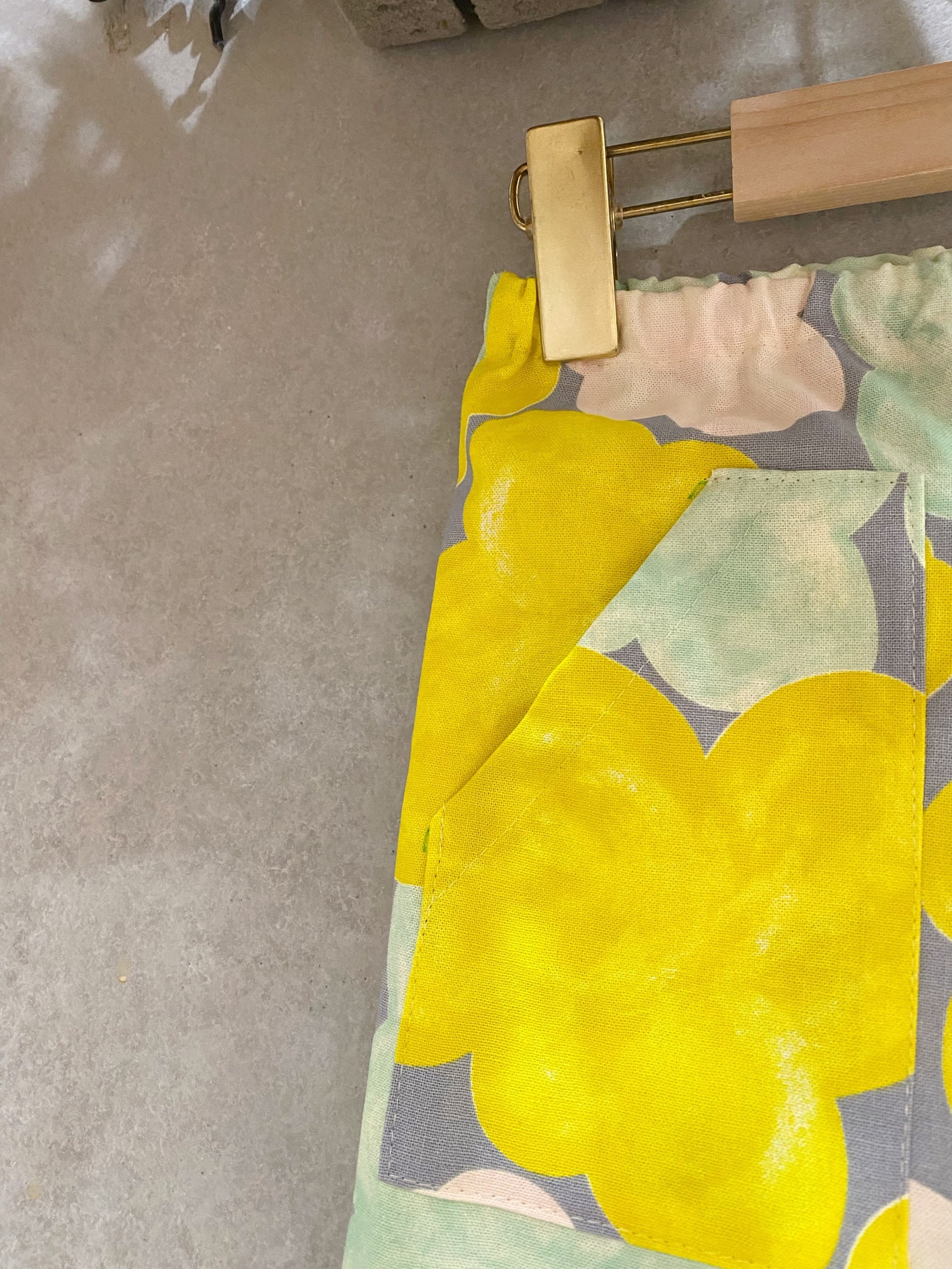 棉花糖 斜口袋短褲（90）