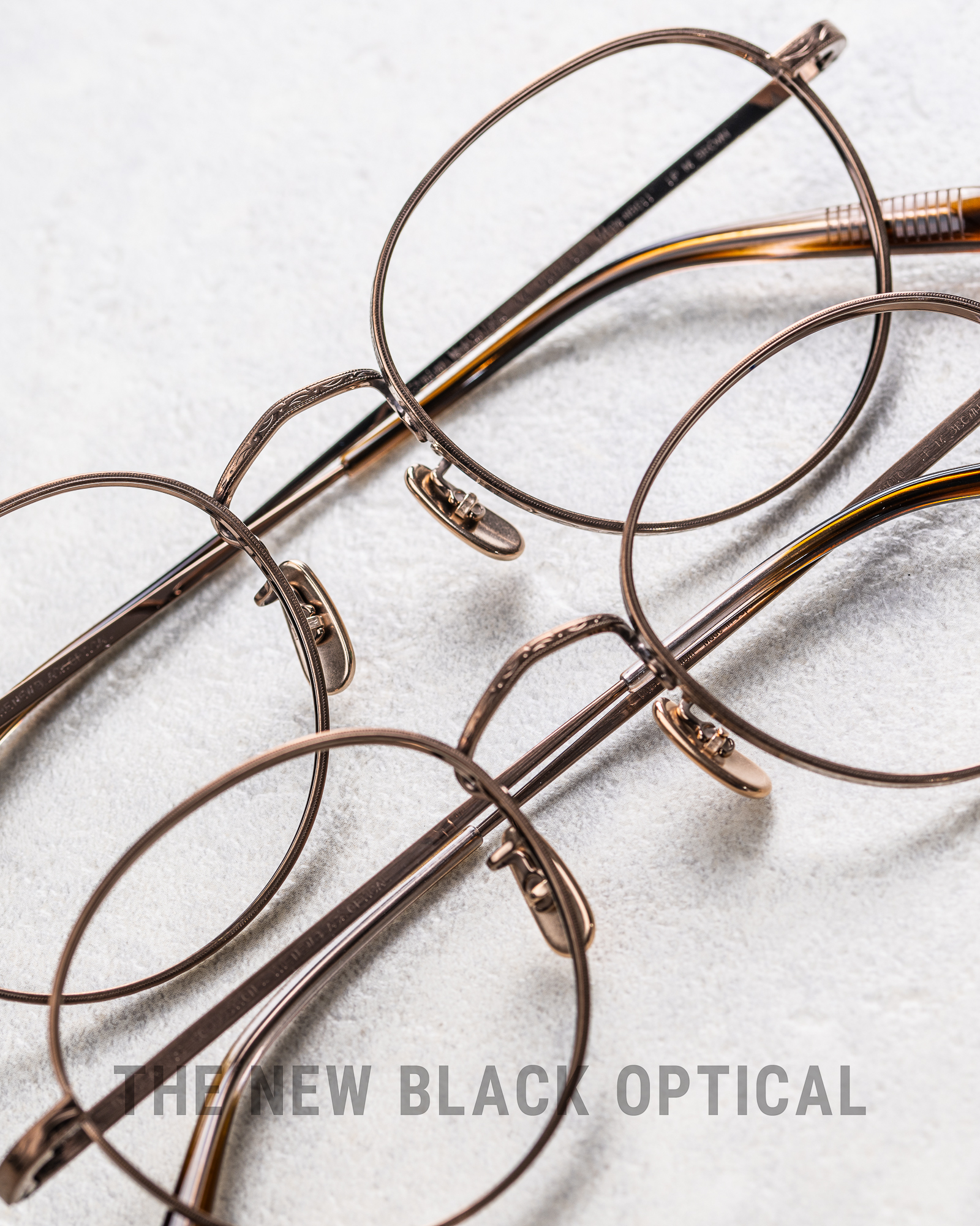 BJ Classic NB-010/011 啡古銅雕花金屬聯乘款
